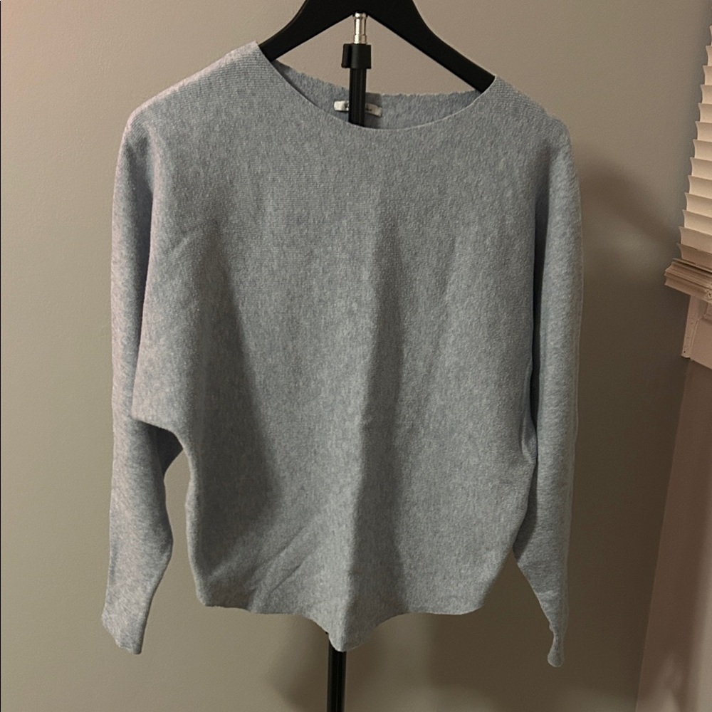 Elegant Heather Gray Women's Sweater